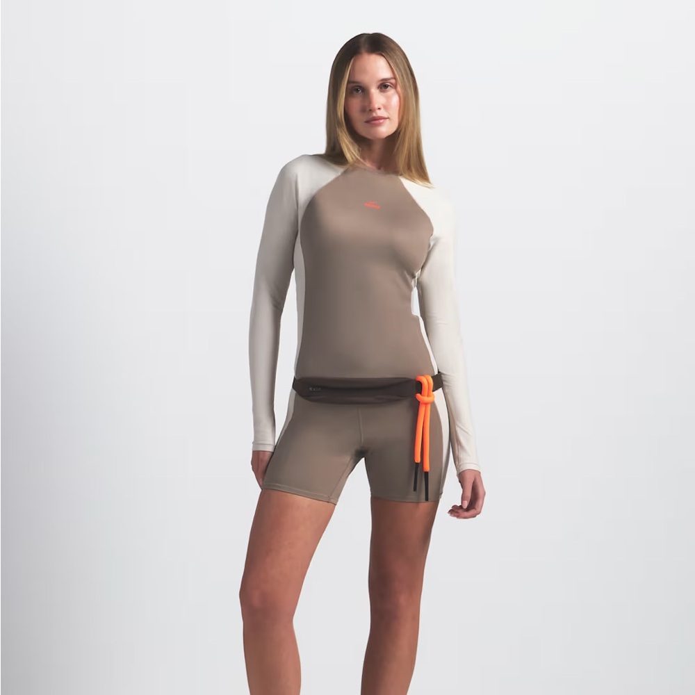 NikeSKIMS Shine Women's High-Waisted 5" Biker Shorts.
